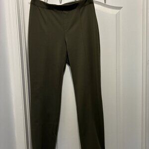 Halston: Size Medium, Army Green Straight Pants